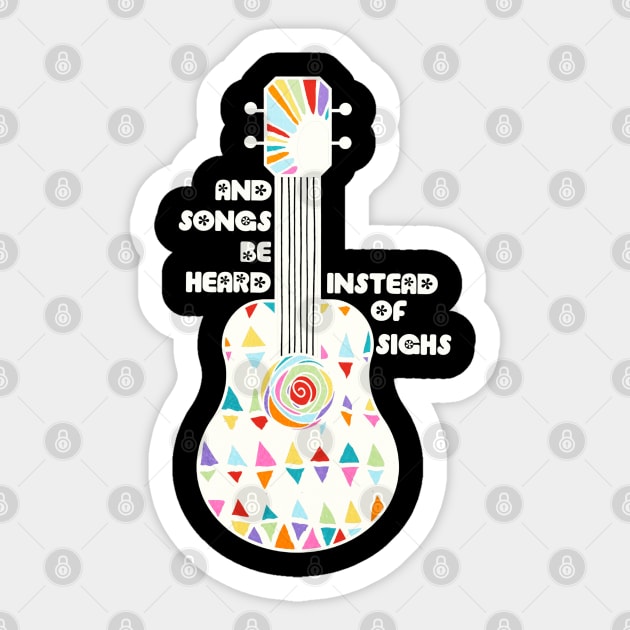 Songs Be Heard Godspell Musical Theatre Sticker by tracey